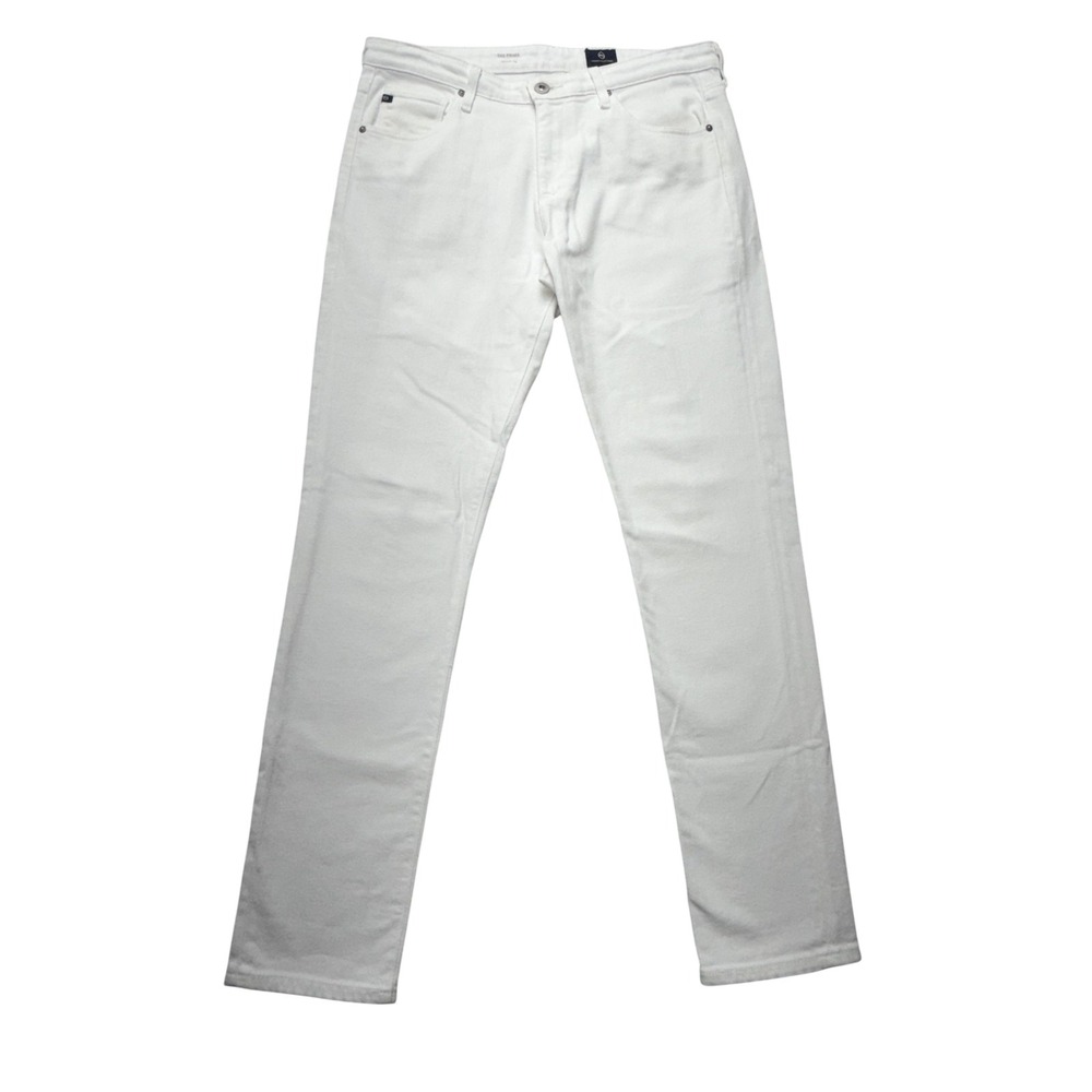 AG Adriano Goldschmied Prima Cigarette‎ Jeans Womens 29R White Mid Rise Stretch